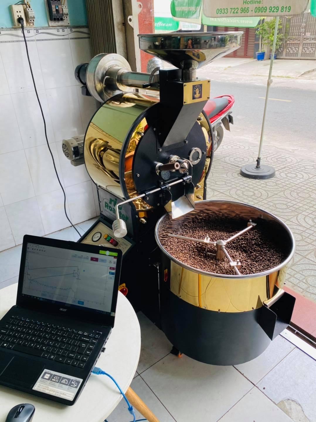 sửa máy rang cà phê đốt gas