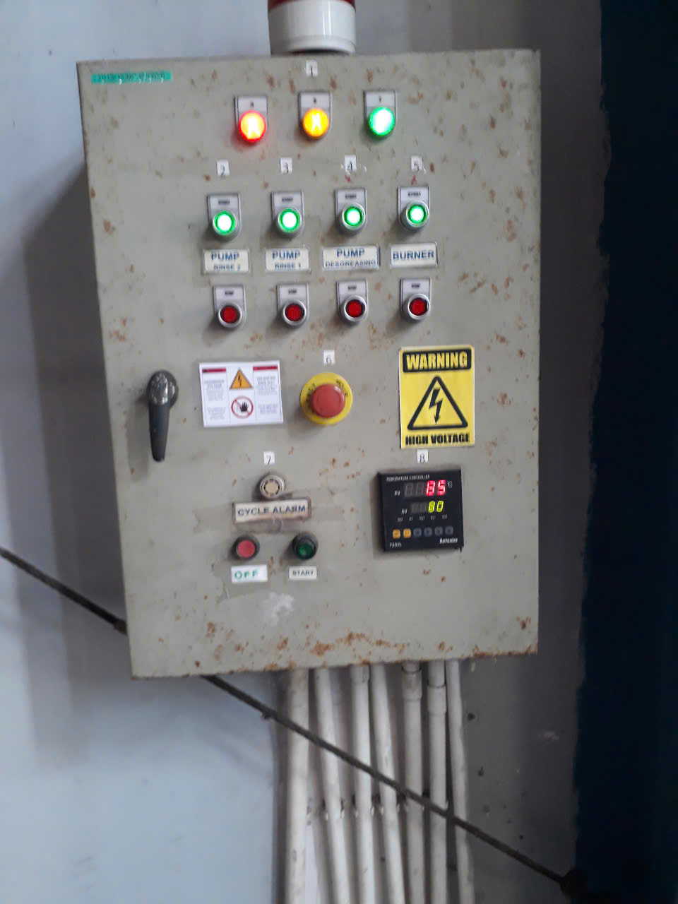 sửa tủ điện lò hơi đốt dầu